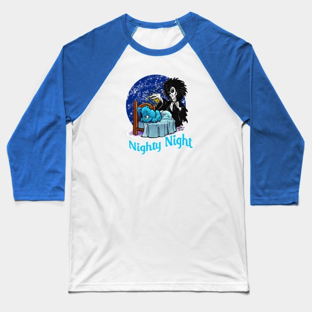 Nighty Night Baseball T-Shirt by Biomek